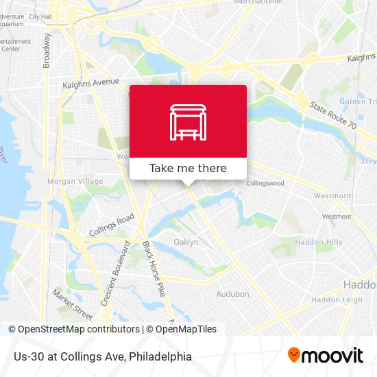 Us-30 at Collings Ave map