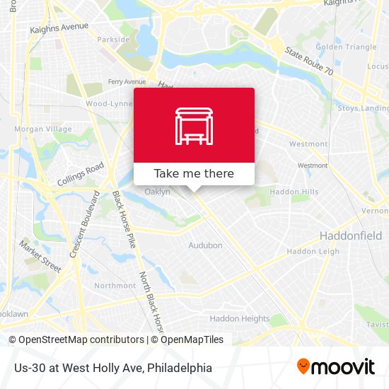 Us-30 at West Holly Ave map
