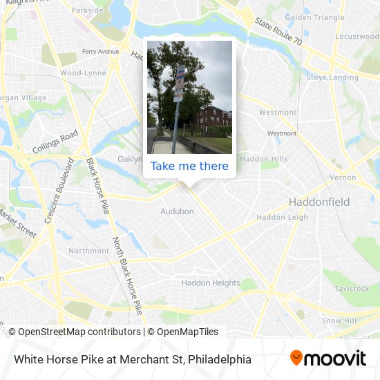 Mapa de White Horse Pike at Merchant St