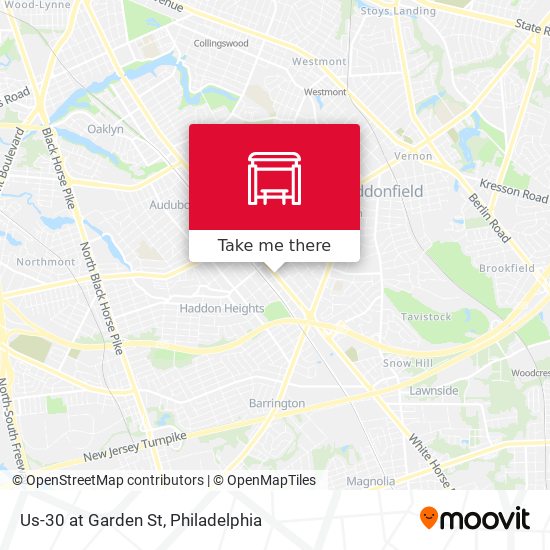 Mapa de Us-30 at Garden St