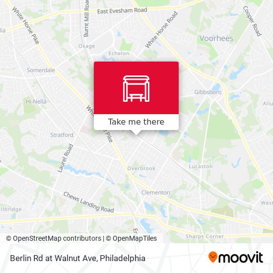 Berlin Rd at Walnut Ave map