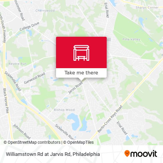 Williamstown Rd at Jarvis Rd map