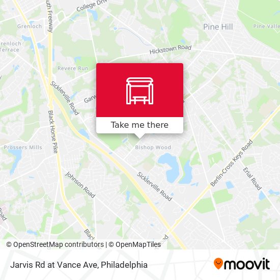 Jarvis Rd at Vance Ave map