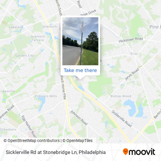Sicklerville Rd at Stonebridge Ln map
