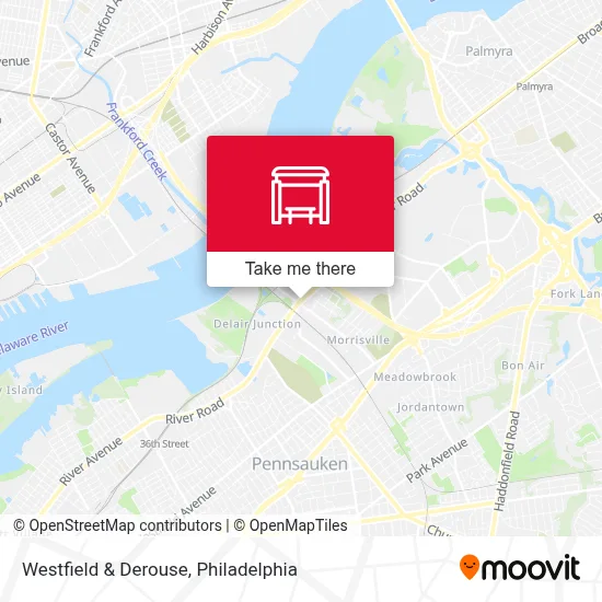 Westfield & Derouse map