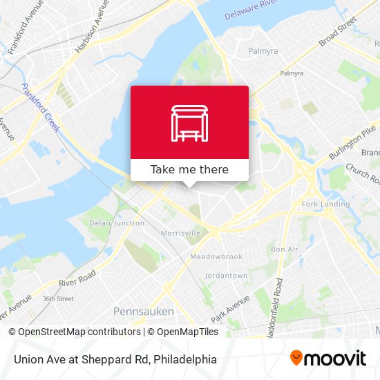 Mapa de Union Ave at Sheppard Rd