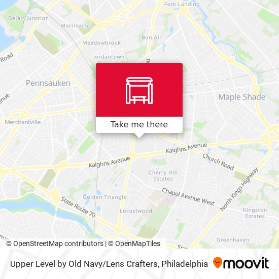 Mapa de Upper Level by Old Navy / Lens Crafters