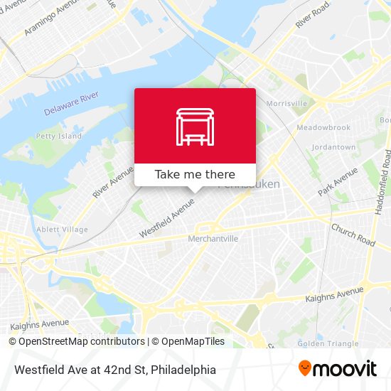 Mapa de Westfield Ave at 42nd St