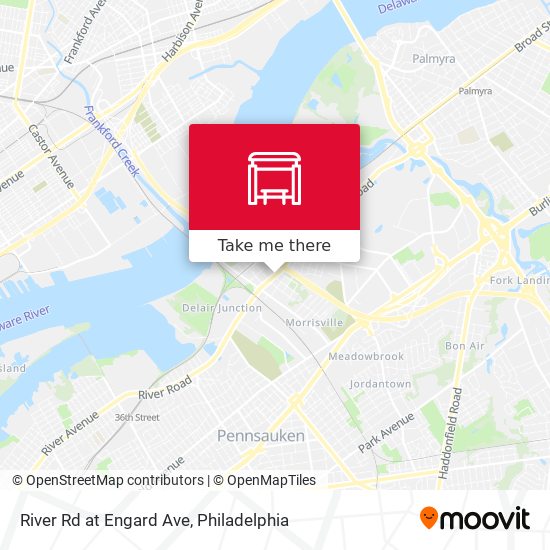 River Rd at Engard Ave map