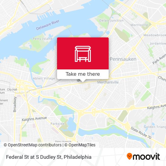 Mapa de Federal St at S Dudley St