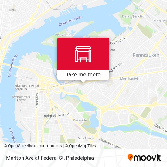 Mapa de Marlton Ave at Federal St