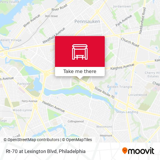 Rt-70 at Lexington Blvd map