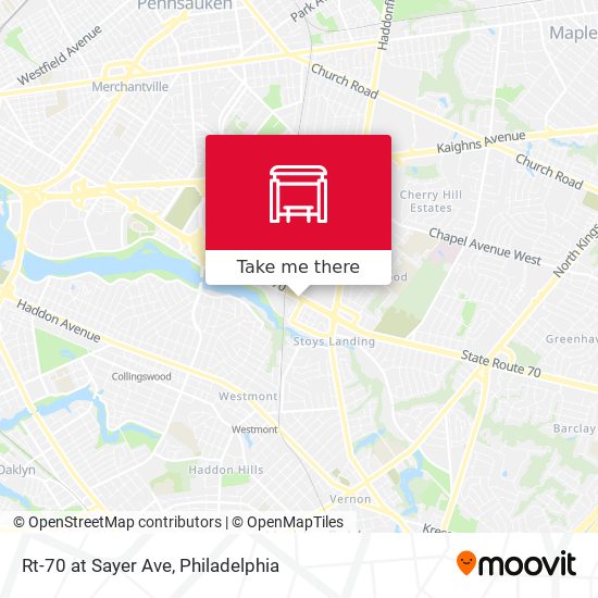 Mapa de Rt-70 at Sayer Ave