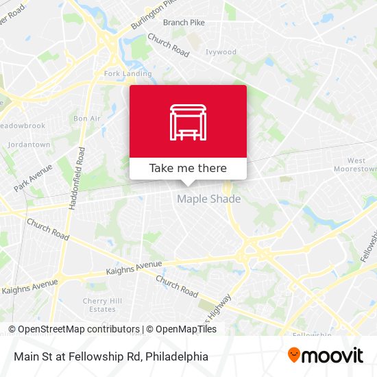 Main St at Fellowship Rd map