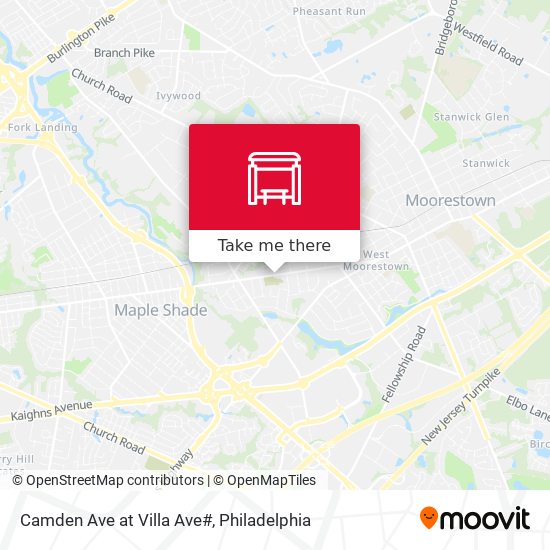 Mapa de Camden Ave at Villa Ave#
