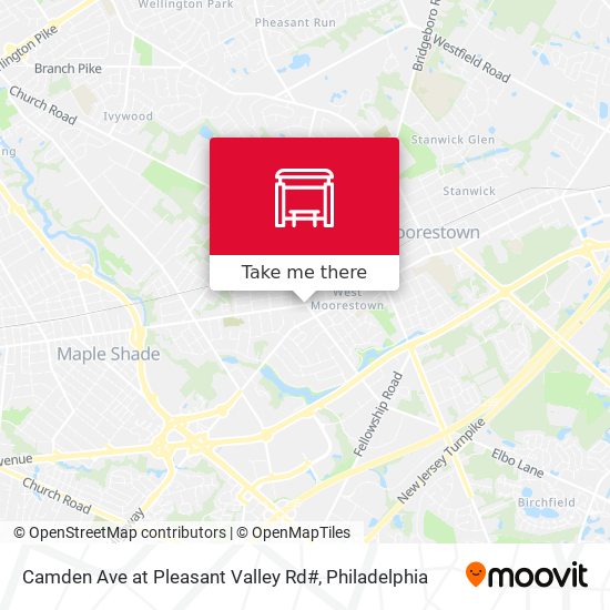 Camden Ave at Pleasant Valley Rd# map