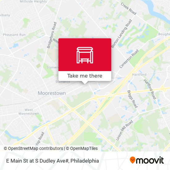 E Main St at S Dudley Ave# map