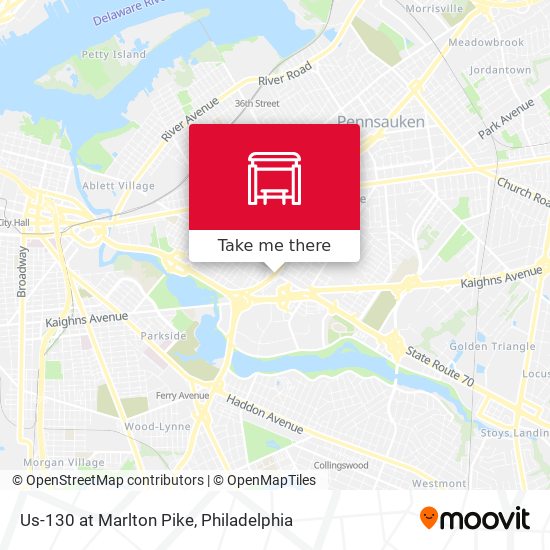 Mapa de Us-130 at Marlton Pike