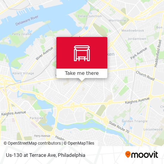 Mapa de Us-130 at Terrace Ave