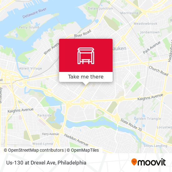 Us-130 at Drexel Ave map
