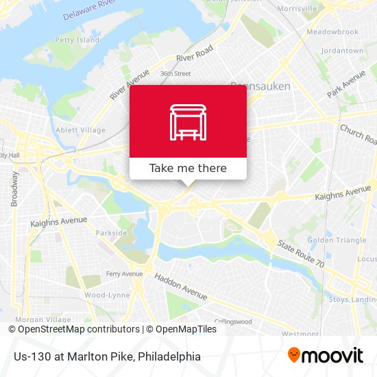 Mapa de Us-130 at Marlton Pike