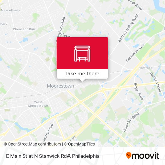 E Main St at N Stanwick Rd# map