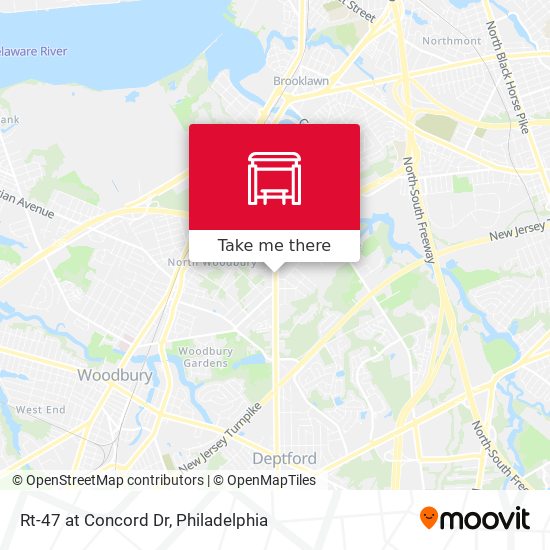 Rt-47 at Concord Dr map