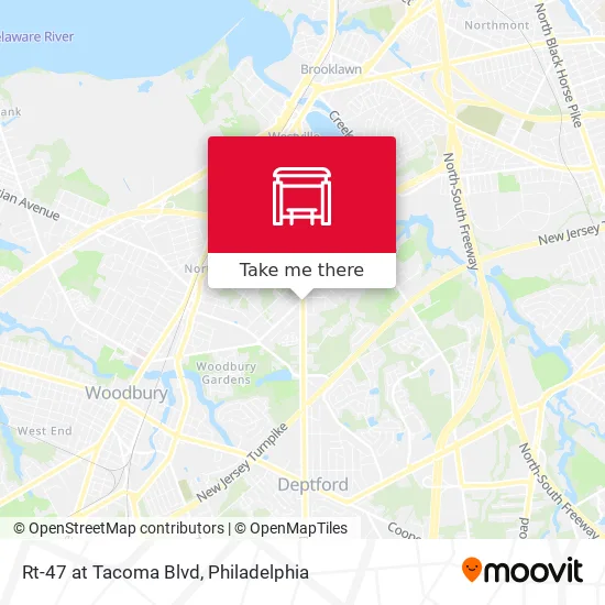 Rt-47 at Tacoma Blvd map