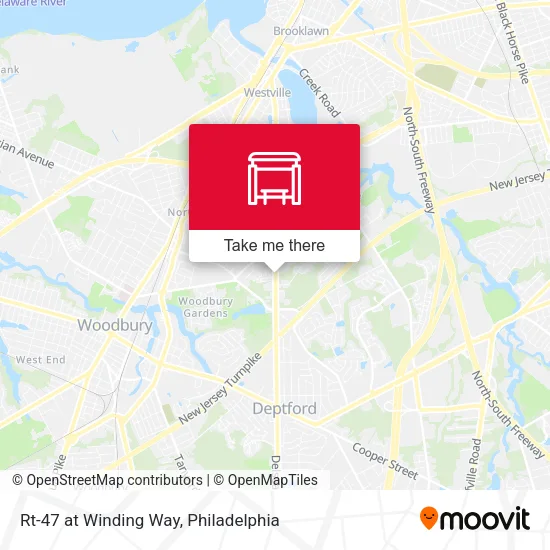 Rt-47 at Winding Way map