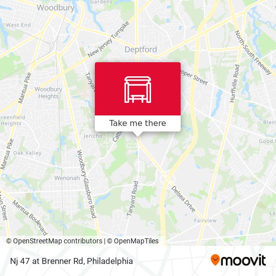 Mapa de Nj 47 at Brenner Rd
