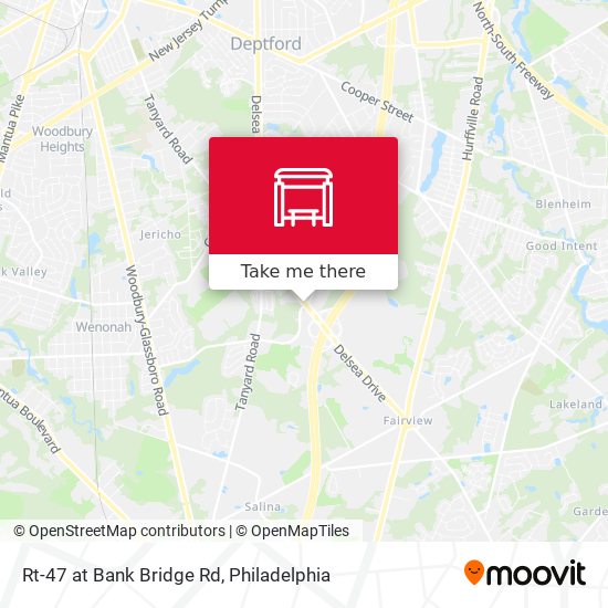 Rt-47 at Bank Bridge Rd map