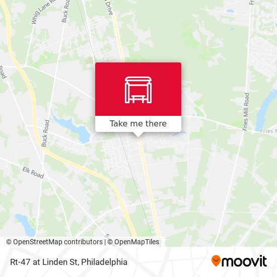 Rt-47 at Linden St map