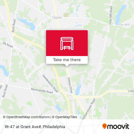 Rt-47 at Grant Ave# map