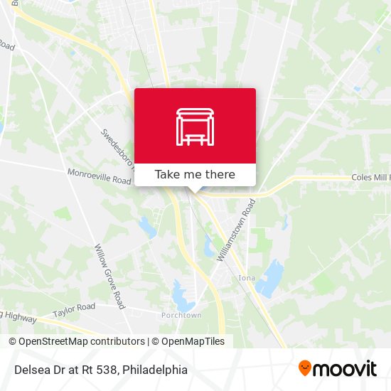 Mapa de Delsea Dr at Rt 538