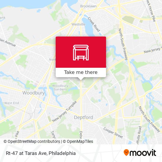 Mapa de Rt-47 at Taras Ave