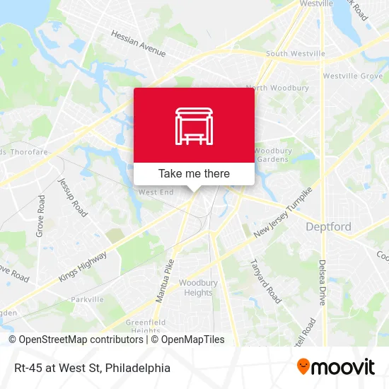 Rt-45 at West St map