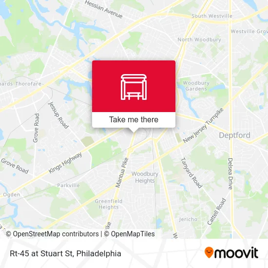 Mapa de Rt-45 at Stuart St