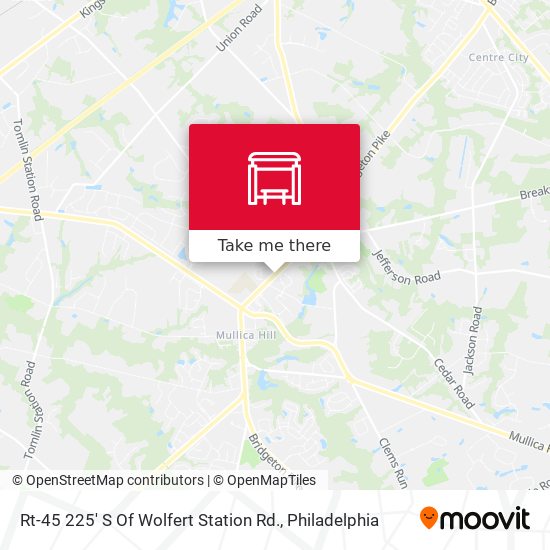 Rt-45 225' S Of Wolfert Station Rd. map