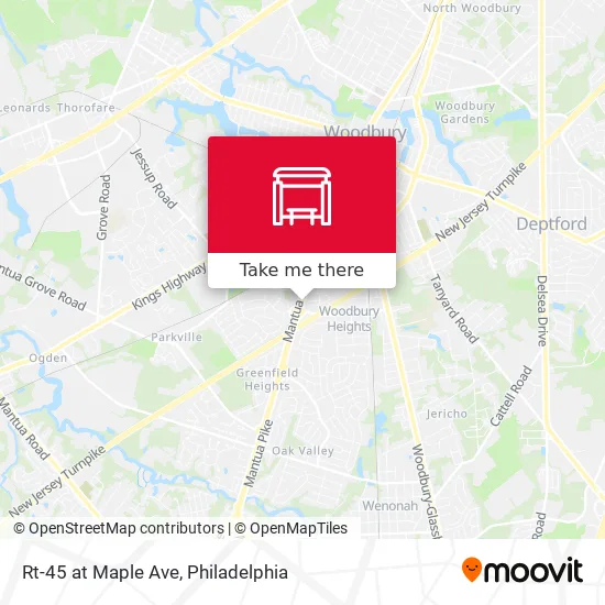 Rt-45 at Maple Ave map
