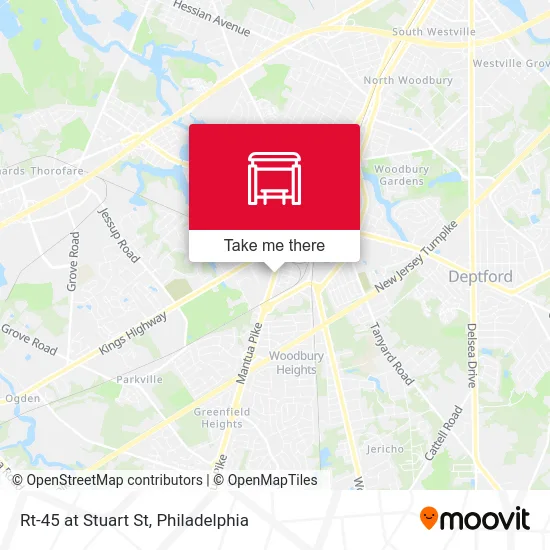 Mapa de Rt-45 at Stuart St