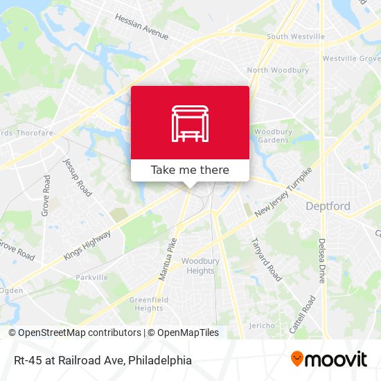 Rt-45 at Railroad Ave map