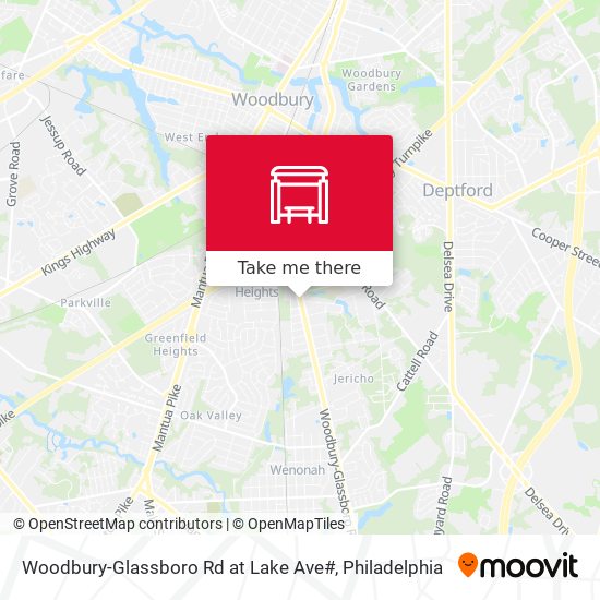 Woodbury-Glassboro Rd at Lake Ave# map