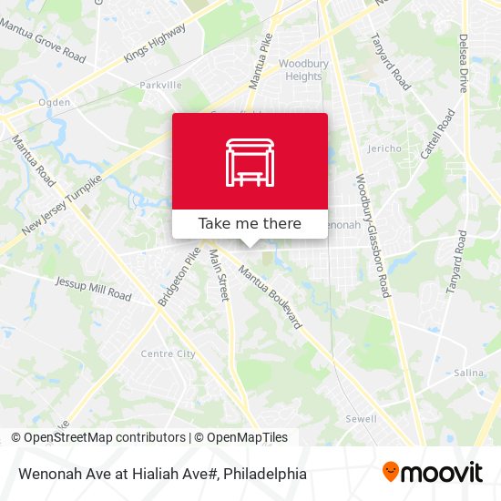 Wenonah Ave at Hialiah Ave# map