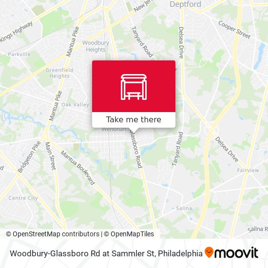 Woodbury-Glassboro Rd at Sammler St map