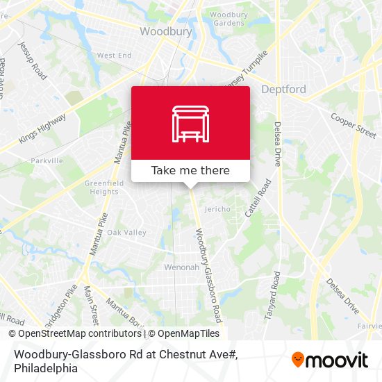 Woodbury-Glassboro Rd at Chestnut Ave# map
