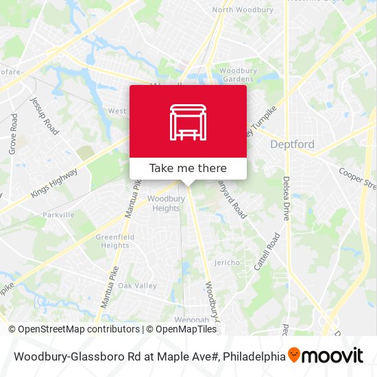 Woodbury-Glassboro Rd at Maple Ave# map