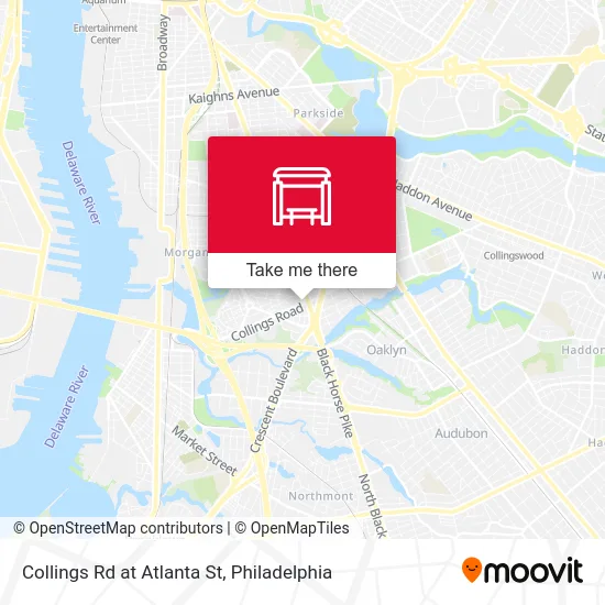Collings Rd at Atlanta St map