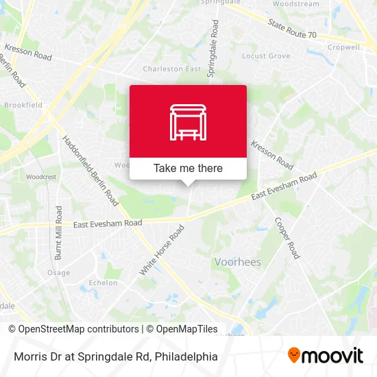 Morris Dr at Springdale Rd map