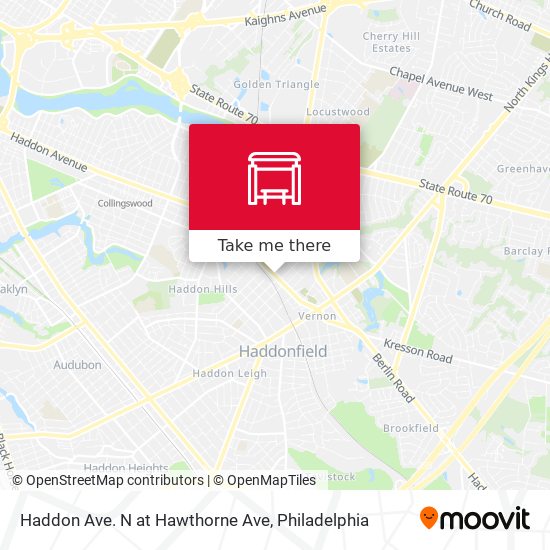 Haddon Ave. N at Hawthorne Ave map