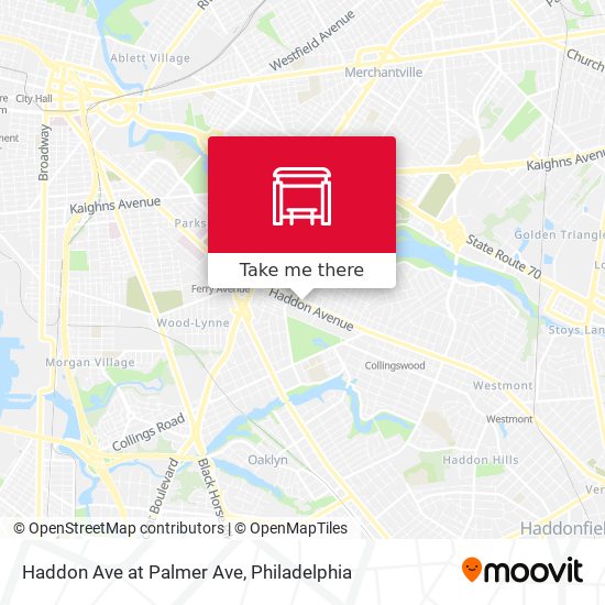 Mapa de Haddon Ave at Palmer Ave